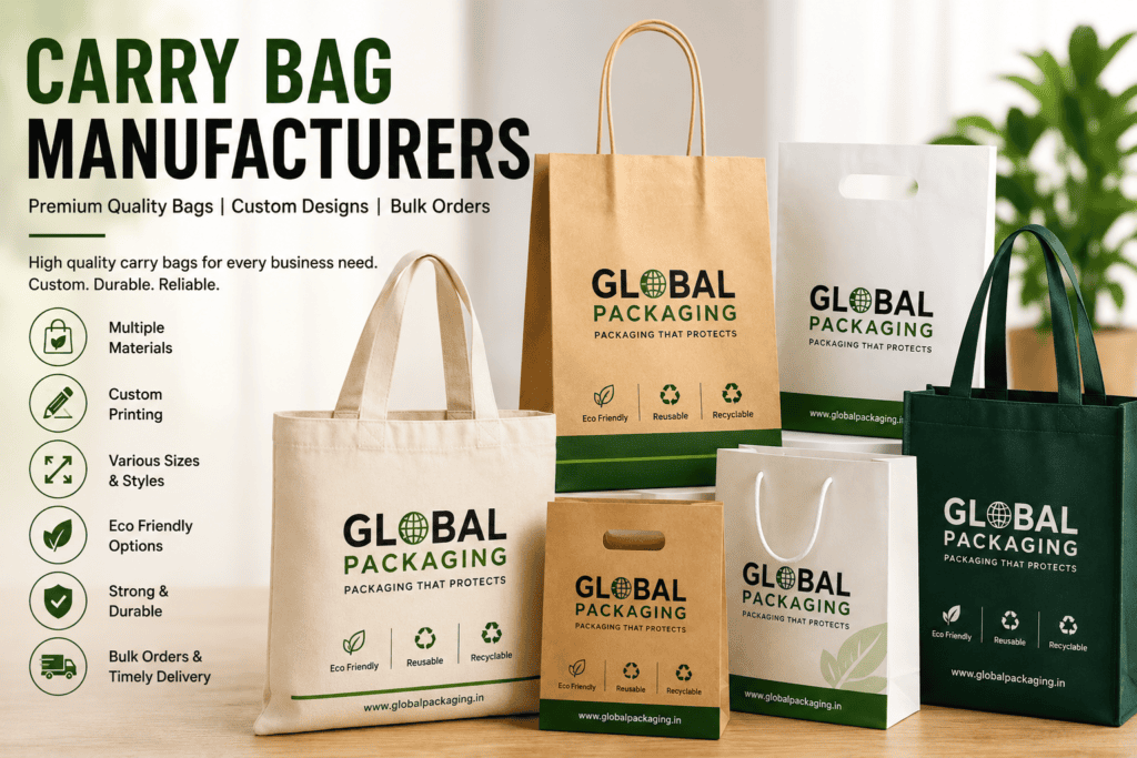 carry bag manufacturer Delhi - custom printed paper bags